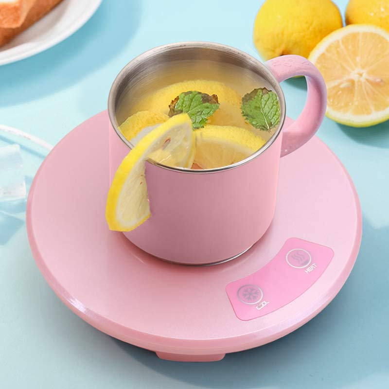 USB Cup Heater Cooler Plate Cup Warmer and Colder Beverage Mug Mat Office  Tea Coffee Heater Pad for Coffee Tea Cola Cans Drinks