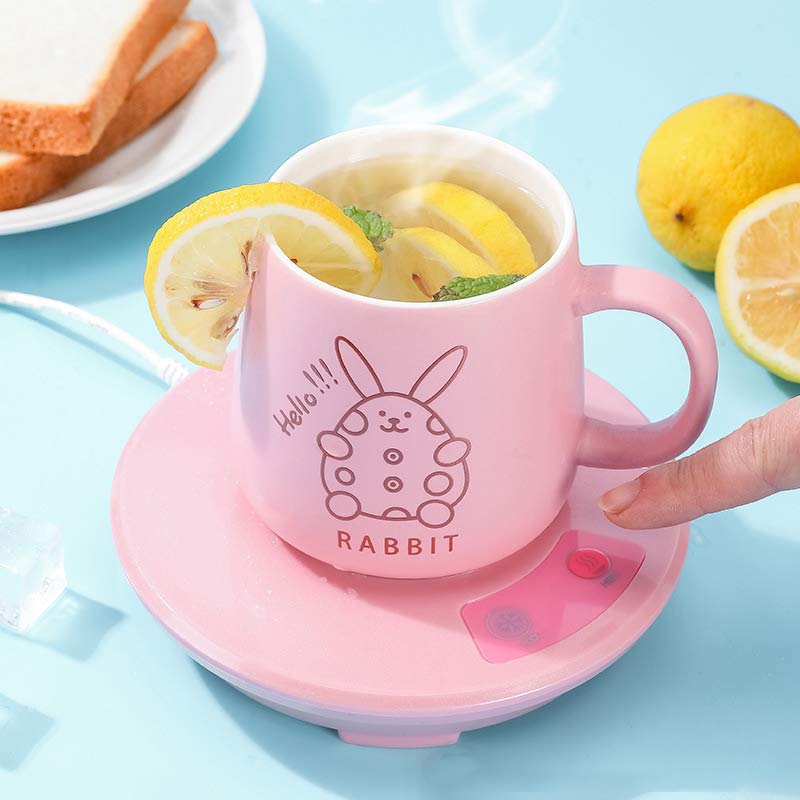 USB Cup Heater Cooler Plate Cup Warmer and Colder Electric Cup Warmer  Beverage Mug Mat Office Tea Coffee Heater Pad for Coffee Tea Cola Cans  Drinks
