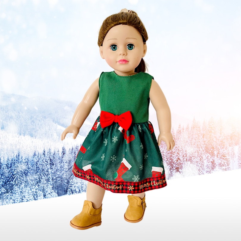 18 inch doll clothes accessories christmas stocking pattern - Temu United  Arab Emirates