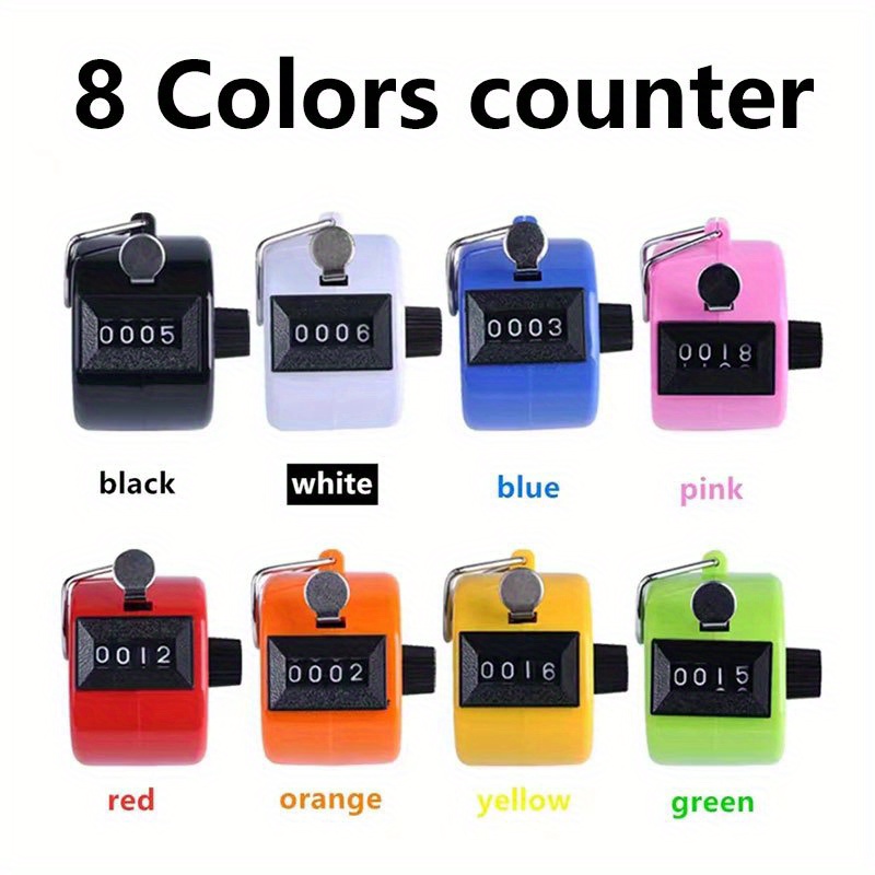 1pcs Hand Tally Click Counter with 4 Digital Number Finger Display