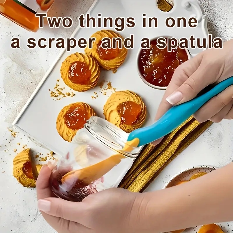 1pc Splatypus Jar Spatula Heat Resistant Silicone Jar Spatula Baking Tools  Kitchen Gadgets Kitchen Accessories, Shop Now For Limited-time Deals