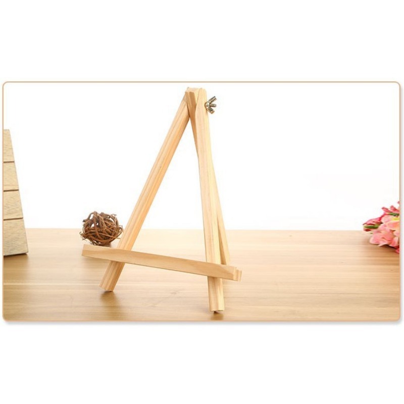 Wood Display Easels Adjustable Mini Wooden Artist Triangle - Temu