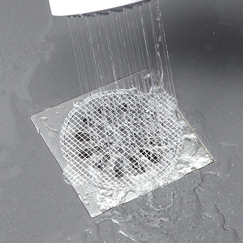 10/5m Cutable Shower Drain Hair Catcher Self-Adhesive Floor Drain