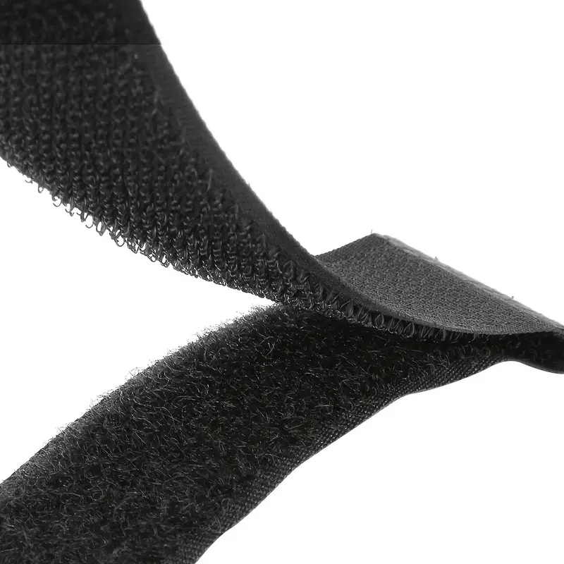 Sangle scratch Réutilisable avec Boucle pour Organiser les Câbles, 25  Pièces, L 20 xl 1,2 cm, Noir, Matériau Nylon Haute Qualité, Bande-nylon  Solide