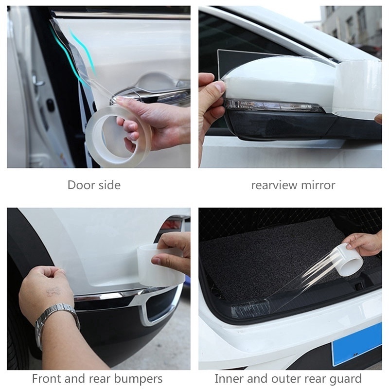 Car Protection Film Car Door Edge Trunk Door Bumper Sill - Temu