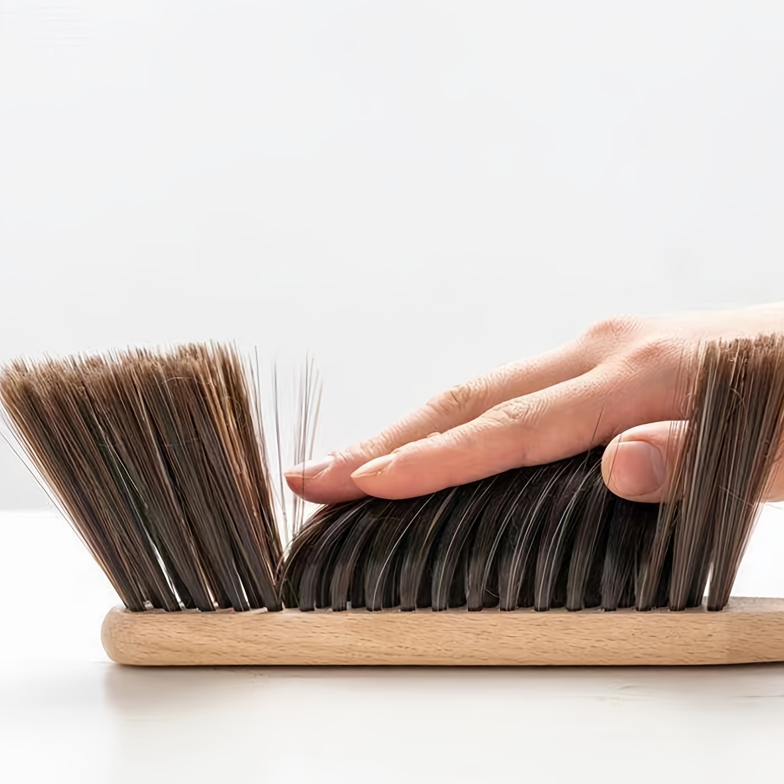 Soft Wooden Sofa Brush With Soft Bristles Easy To Use - Temu