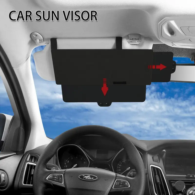 Car Sun Visor Extender Sunshade Extension Board Shield - Temu Australia