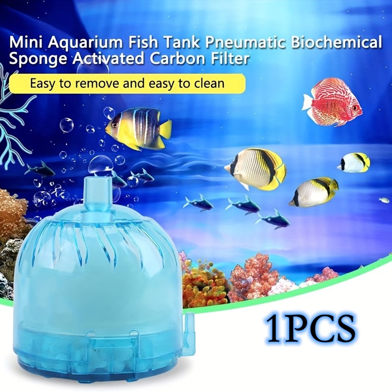 Aquarium Fish Tank Filter Mini Fish Tank Air Driven - Temu