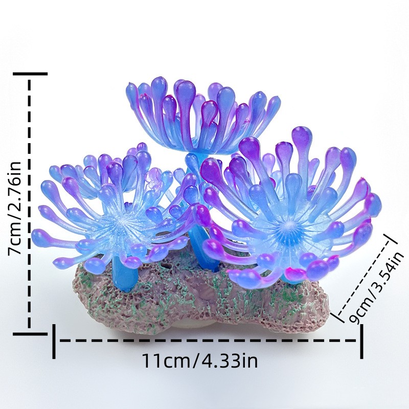 1pc Artificial Coral Simulation Plant Colorful Tree Shaped Coral Aquarium  Decoration - Pet Supplies - Temu