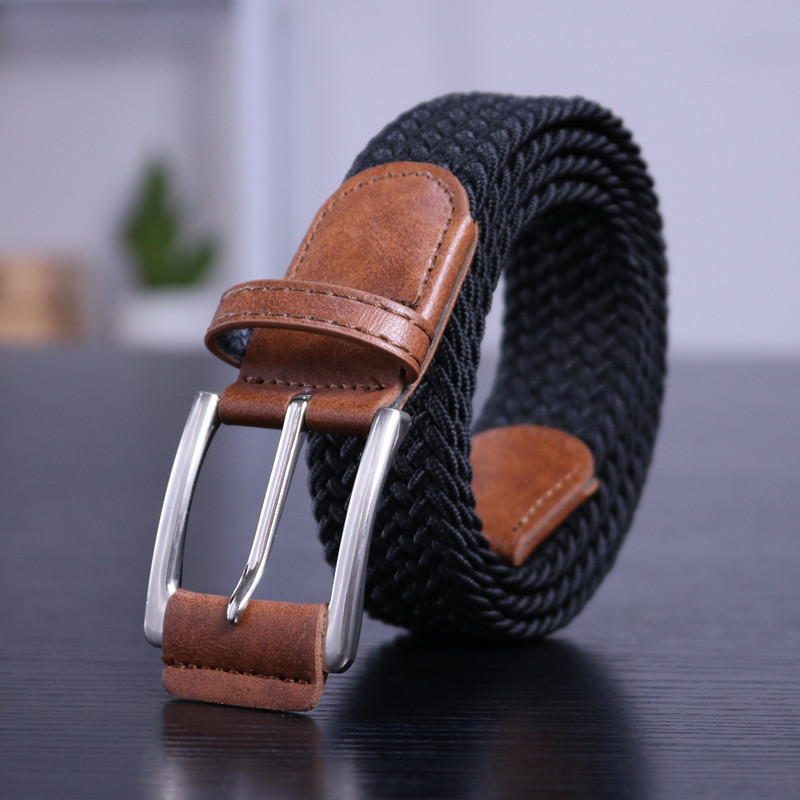 Mens elastic shop braided belt