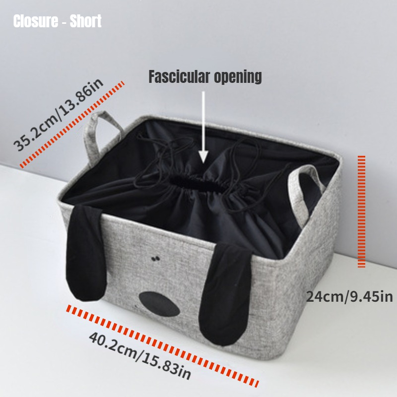 Best Deal for Collapsible Fabric Storage Cube Box with Handles Cute Dog