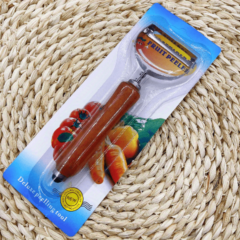 wood handle pull down paring knife paring knife details 1