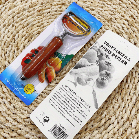 wood handle pull down paring knife paring knife details 2