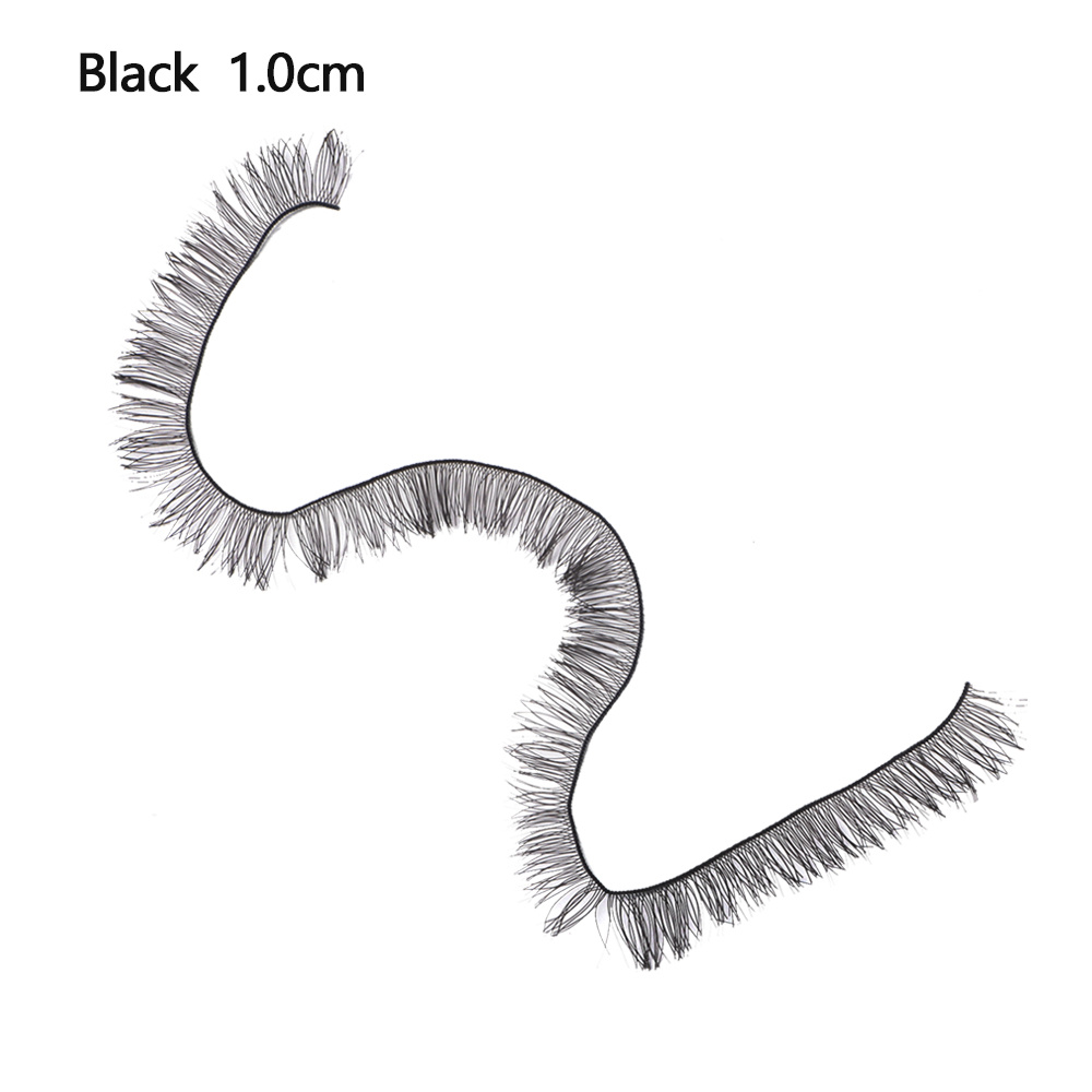 SIRENXI 5Pcs 20cm Kids DIY Doll False Eyelashes Black Brown Tawny