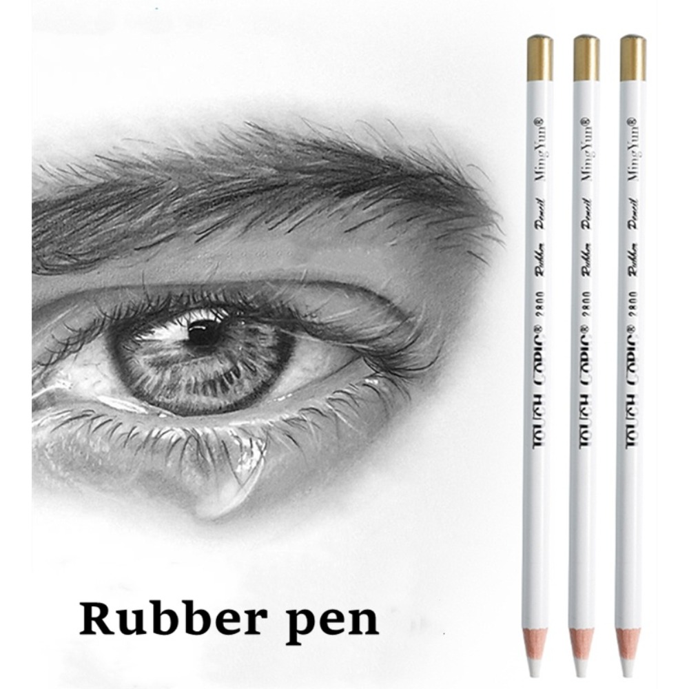 Art Eraser Pencil Drawing Painting Eraser Plastic Deformable - Temu