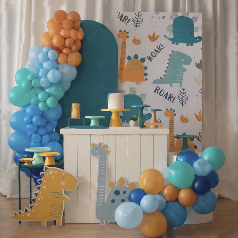 Happy Birthday Balloons Foil Boy Birthday Party Decoration Supplies 72pcs  /set