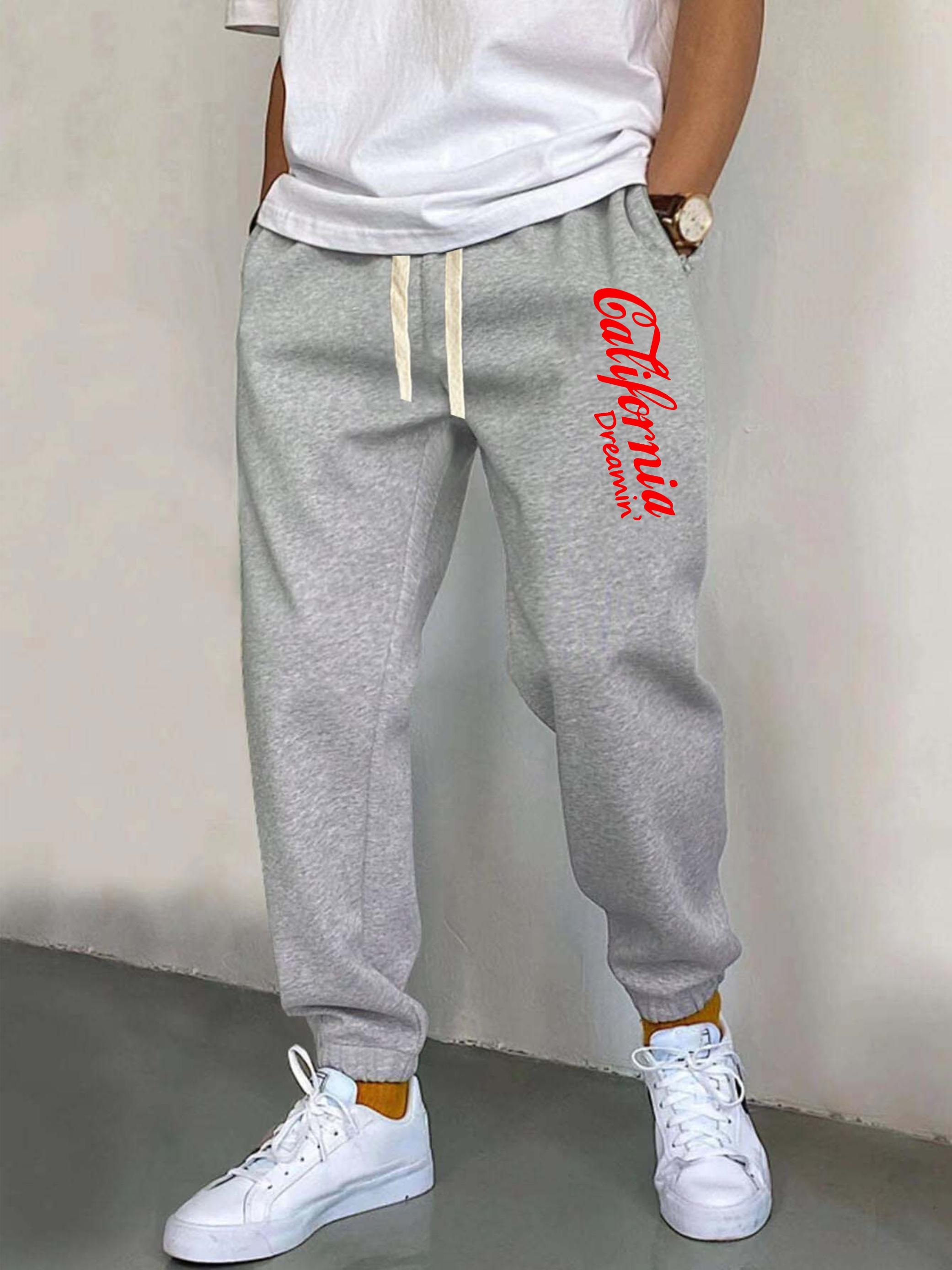 california Pantalones Joggers Pantalones Sudadera Cónicos - Temu