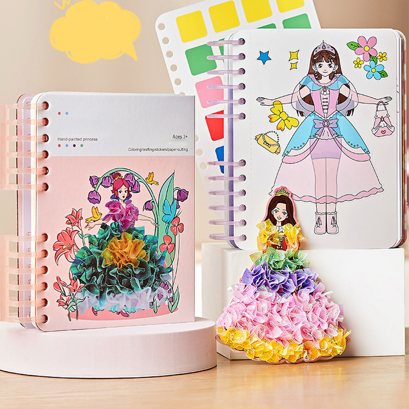 Princess Fairy Poking Painting Kit Dress Up Painting For - Temu