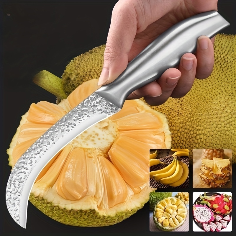 forged small scimitar machete fruit knife household stainless steel peeling knife banana pineapple knife l9195