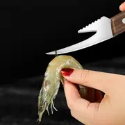 2pcs shrimp line removal knife multifunctional 304 stainless steel double headed fish shrimp knife remove shrimp line artifact chicken duck intestine knife c9195 details 2