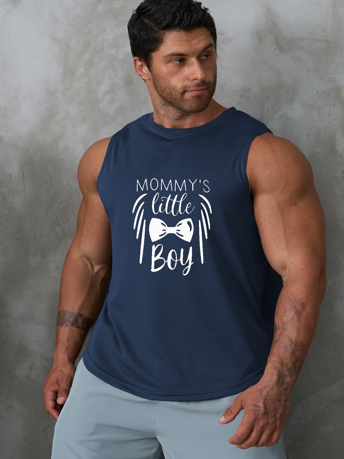 Camiseta Tirantes Estampado Gráfico gym Fitness Hombre - Temu Chile