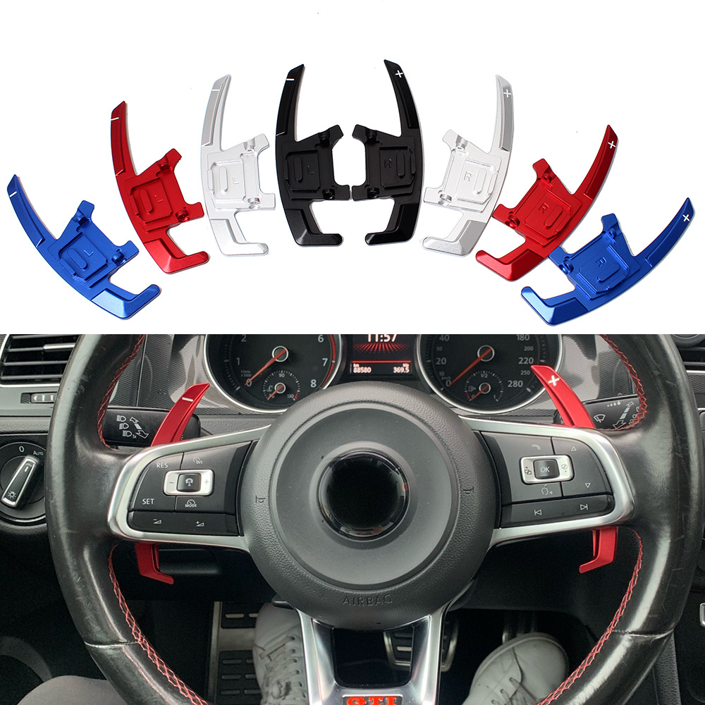 Chrome Car Steering Wheel Cover Emblem Badge Stickers For Vw - Temu