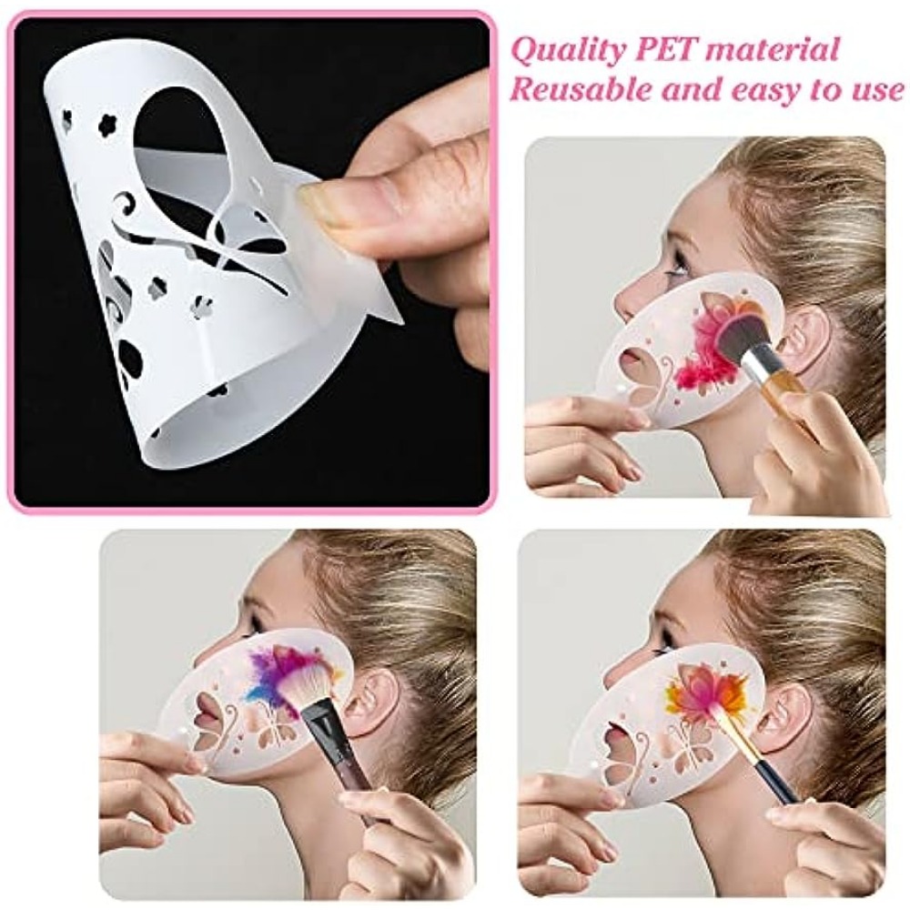 Unicorn Face Paint Stencils 9 pcs Reusable Face Painting Templates for kids  Tool