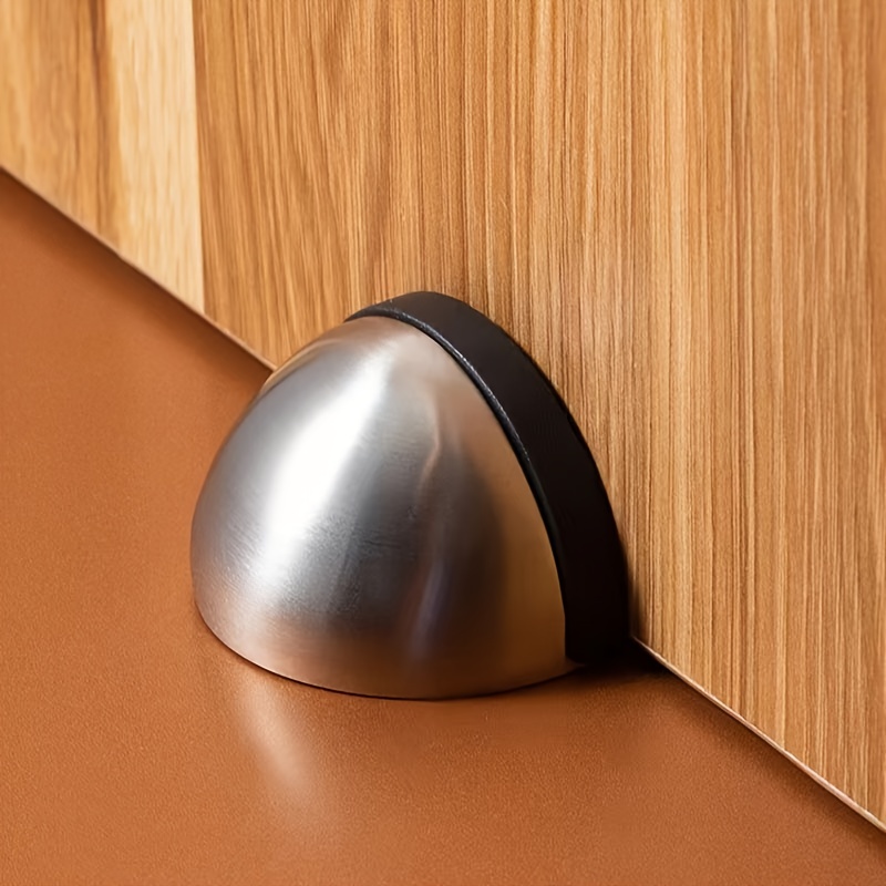  Cuña de tope de puerta de madera, paquete de 4 cuñas  antideslizantes de madera maciza con tope de puerta resistente y duradero,  tope de puerta de seguridad apto para parte inferior
