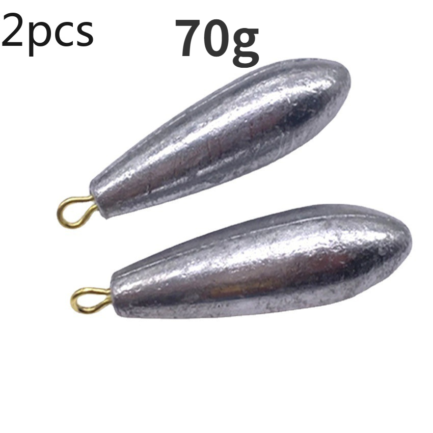 20pcs/pack Rotatable Water Drop Shaped Lead Weight With Hook And Scale,  10g/each