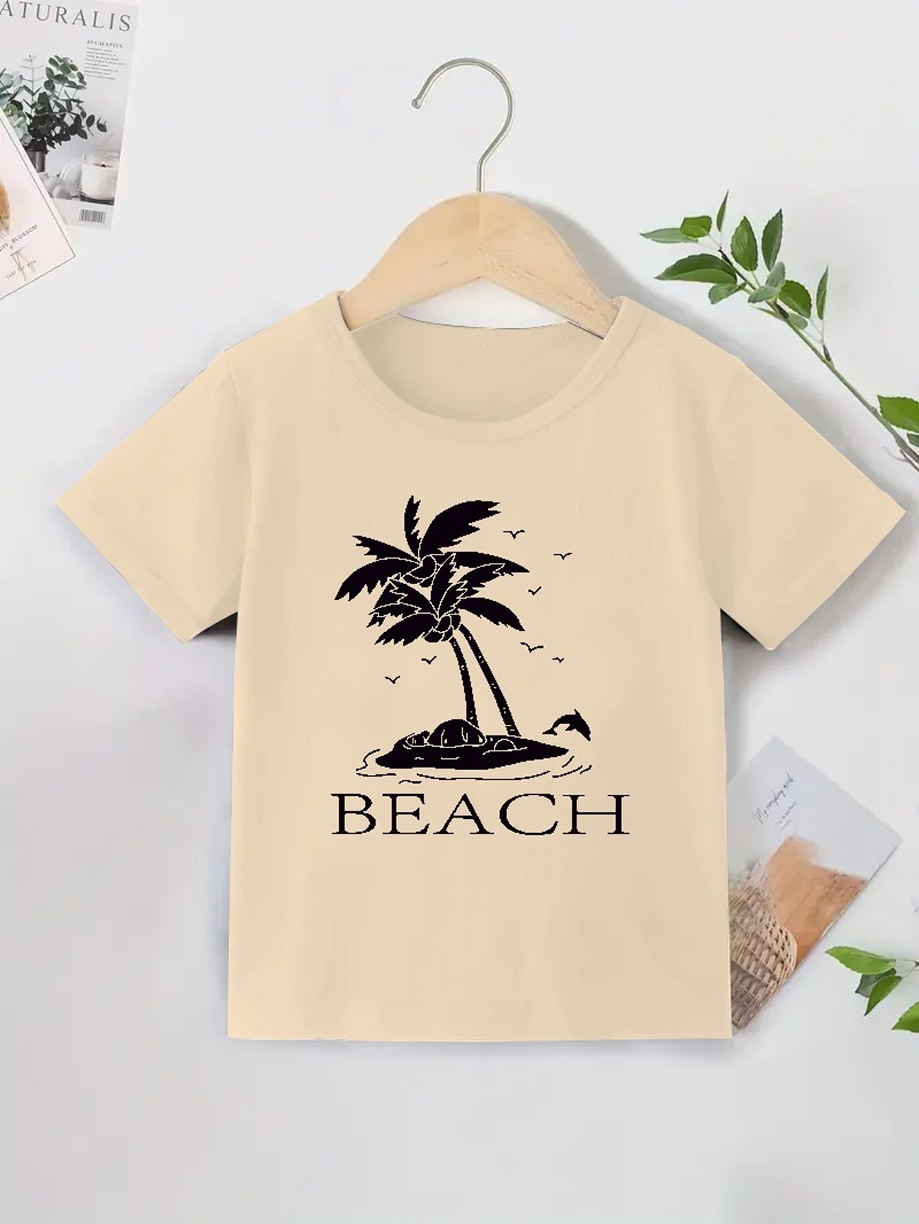 Palm tree cheap skull t-shirt