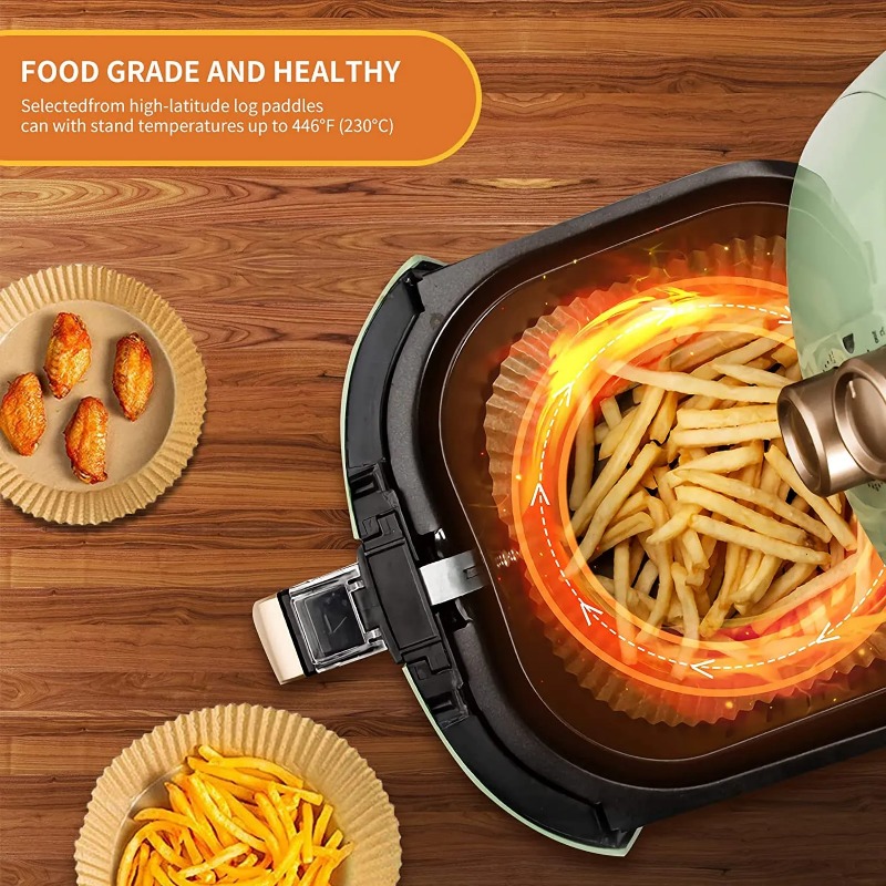 Disposable Air Fryer Liners, Square And Round Paper Air Fryer Liner Pots,  Paper Basket Bowls, Baking Trays, Oven Accessories, Baking Tools, Kitchen  Gadgets, Kitchen Accessories - Temu