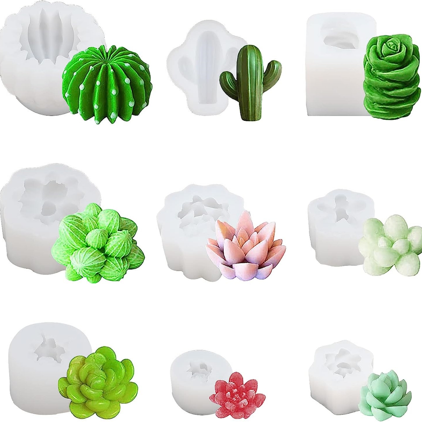 3D Silicone Candle Molds for Candle Making Flower Resin Molds for Making  Candles