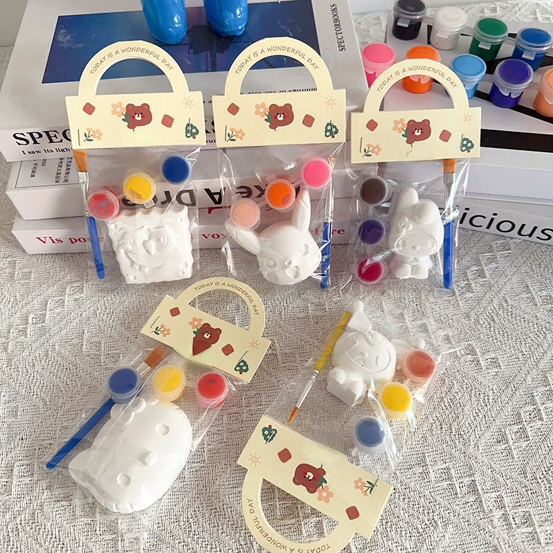 Christmas Painting Kit For Boys Girls Diy Plaster Painting - Temu