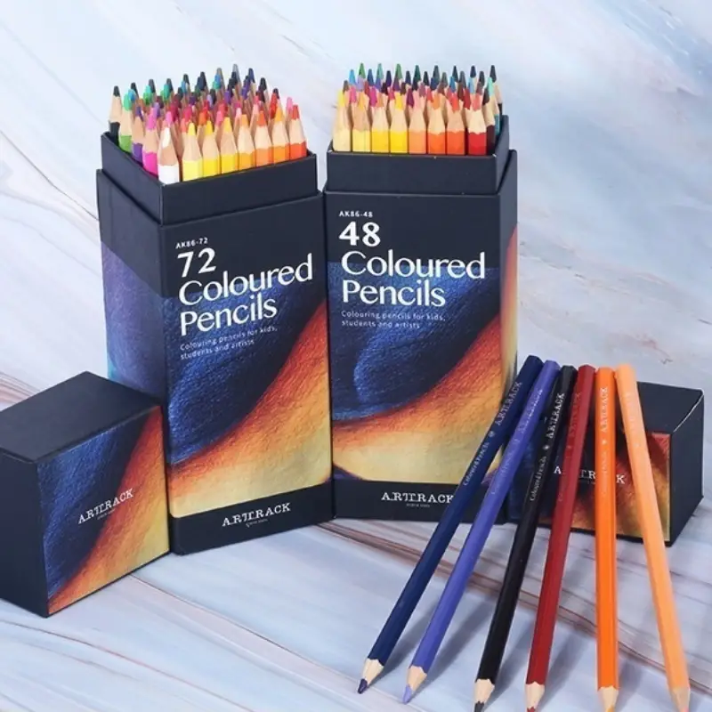 Crayons De Couleur Pour Livre De Coloriage Pour Adultes, 1 Jeu De