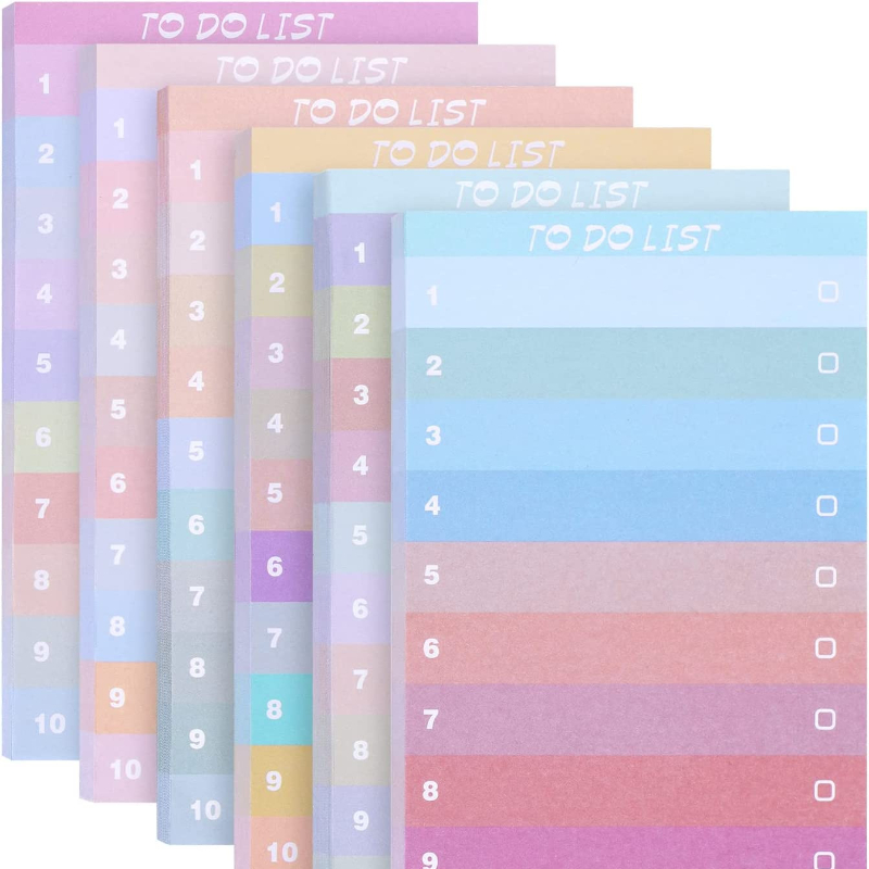 11colors Sticky Notes Memo Pad Sticky Note Self stick - Temu