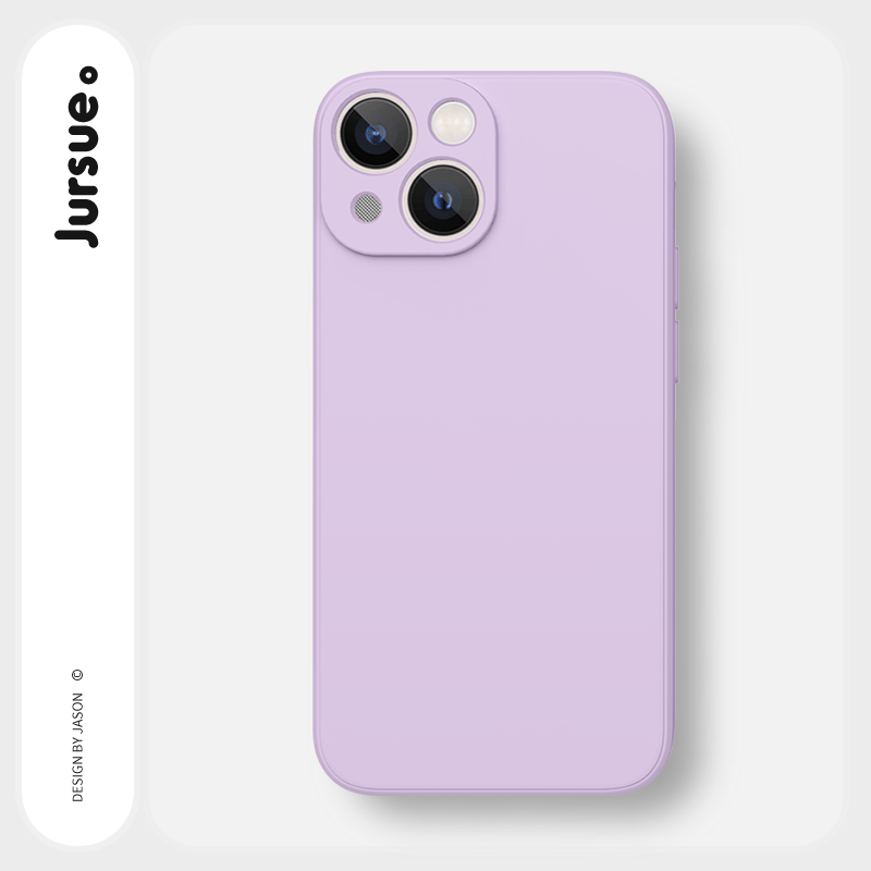 Coque transparente esthétique Purple Daisy pour iPhone X XR XS SE