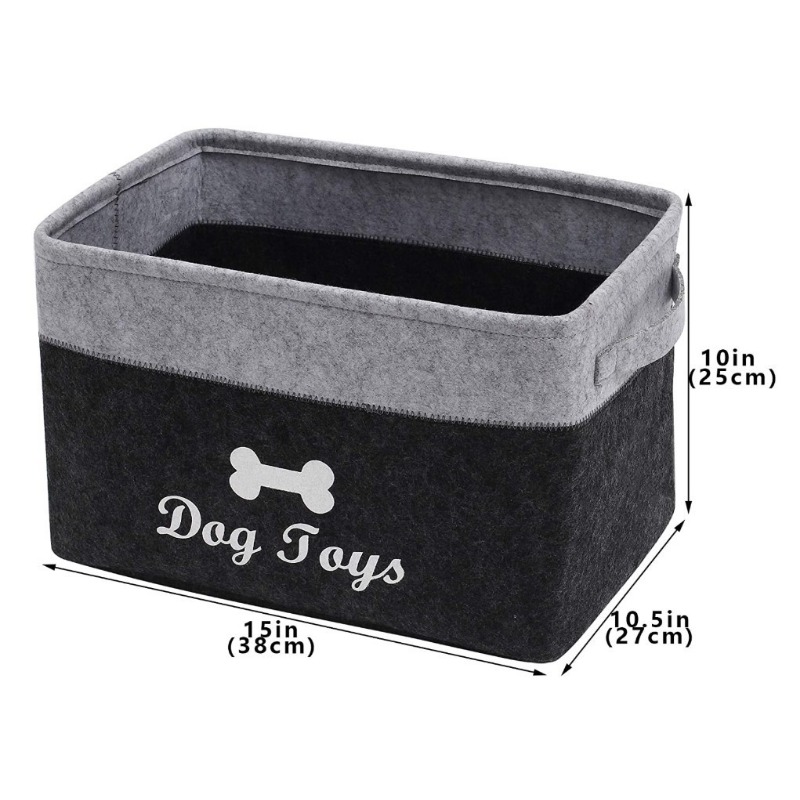 Black dog deals toy box