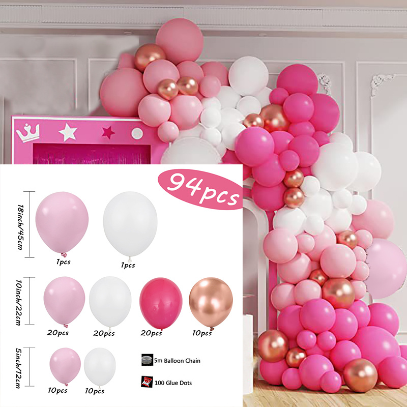 Palloncini rosa per feste