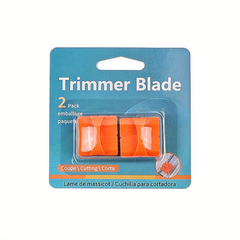 15 Pieces Paper Cutter Blade Paper Trimmer Replacement Blades Refill Craft  Paper Cutting Replacement Blades for A4 Paper Cutter (Orange)