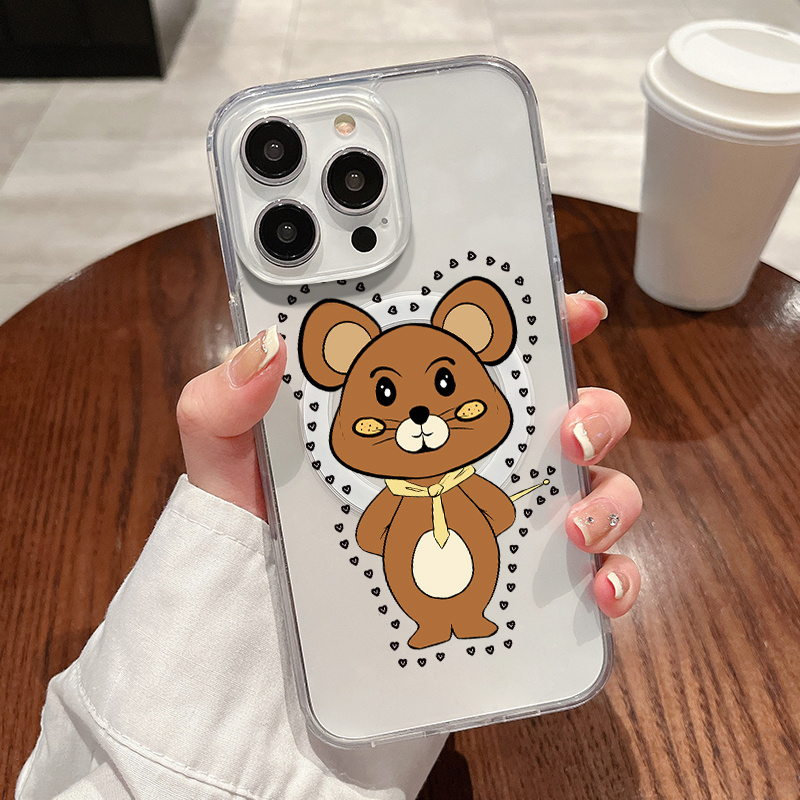 For iPhone 14 13 Pro Max 12 11 X XR Case Luxury Cool Bear