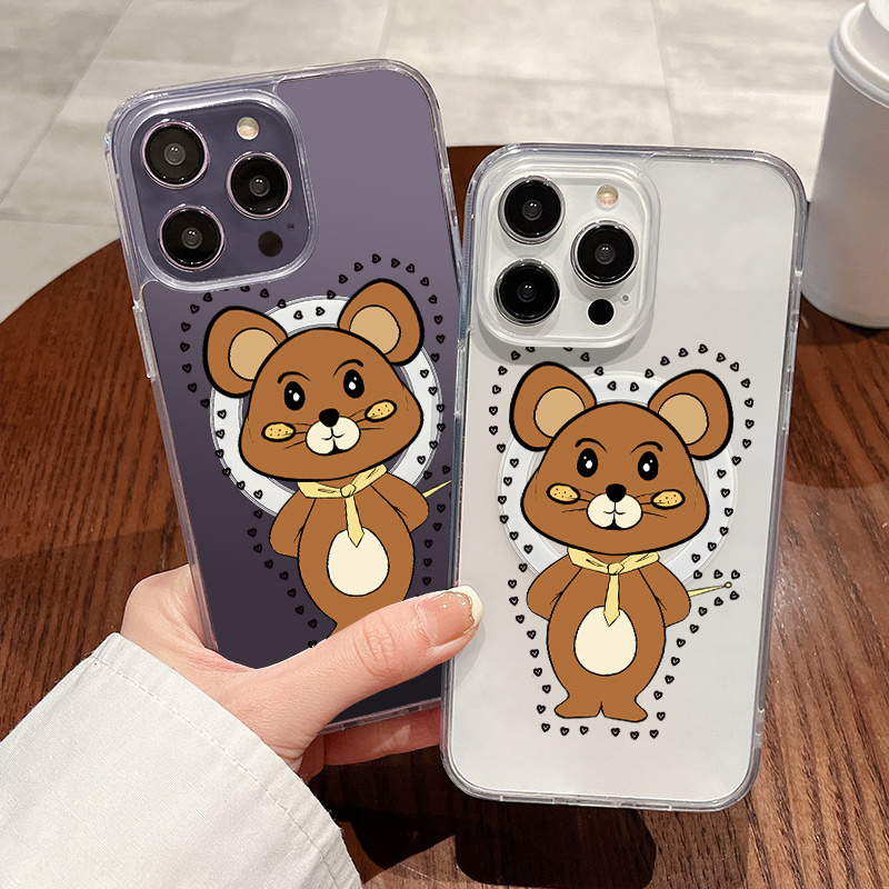 For iPhone 14 13 Pro Max 12 11 X XR Case Luxury Cool Bear