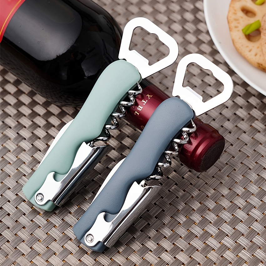 Apriscatole Cavatappi elettrico per vino Apribottiglie automatico  ricaricabile Kit apribottiglie elettrico per vino rosso Taglierina per  fogli