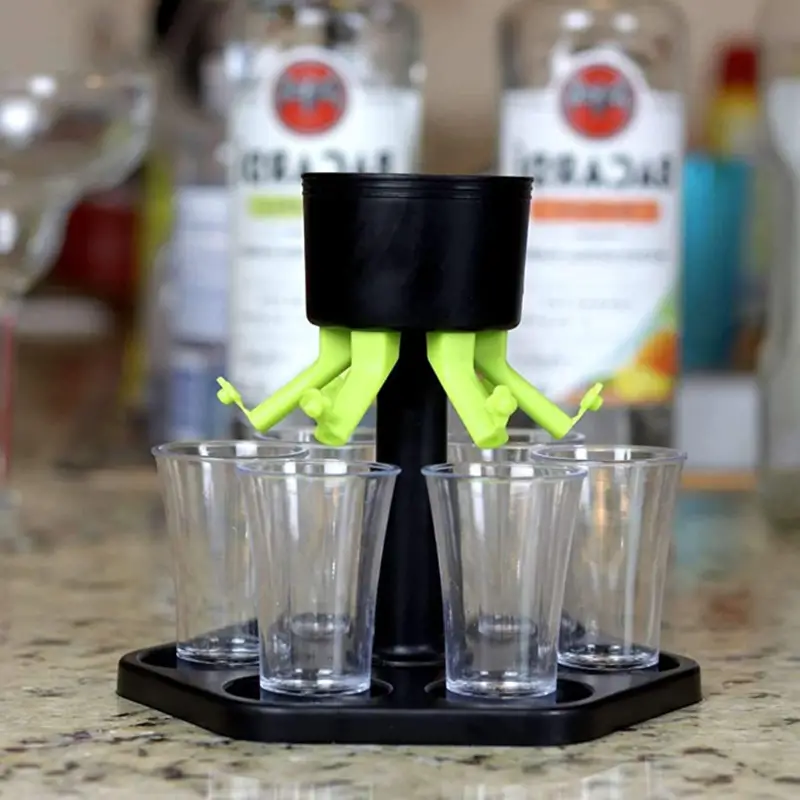 6 Shot Glass Games Dispenser Wine Whisky Beer Wine Liquor - Temu