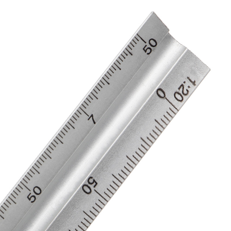 30cm Triangular Triangle Metric Scale Measure Ruler For Engineer Architect