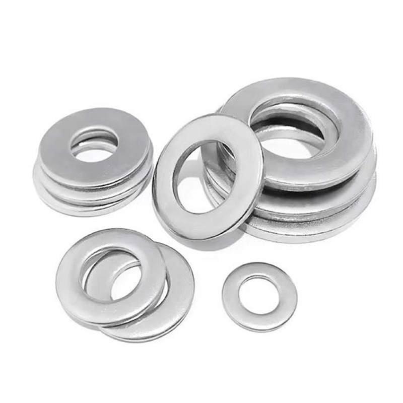 180Pcs Stainless Steel Flat Washer Metal Washers Rings M2 M2.5 M3 M4 M5 M6  M8 M10 Plain Gasket For Screw Bolts Assortment Kits