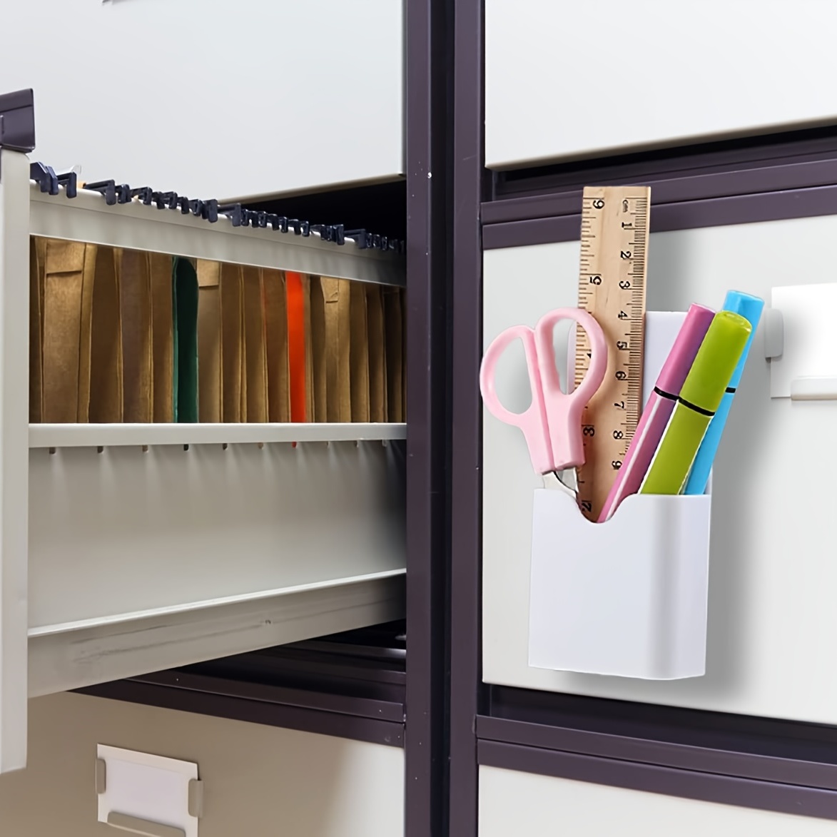 Locker And Metal Cabinets magnetic Dry Erase Marker Holder - Temu