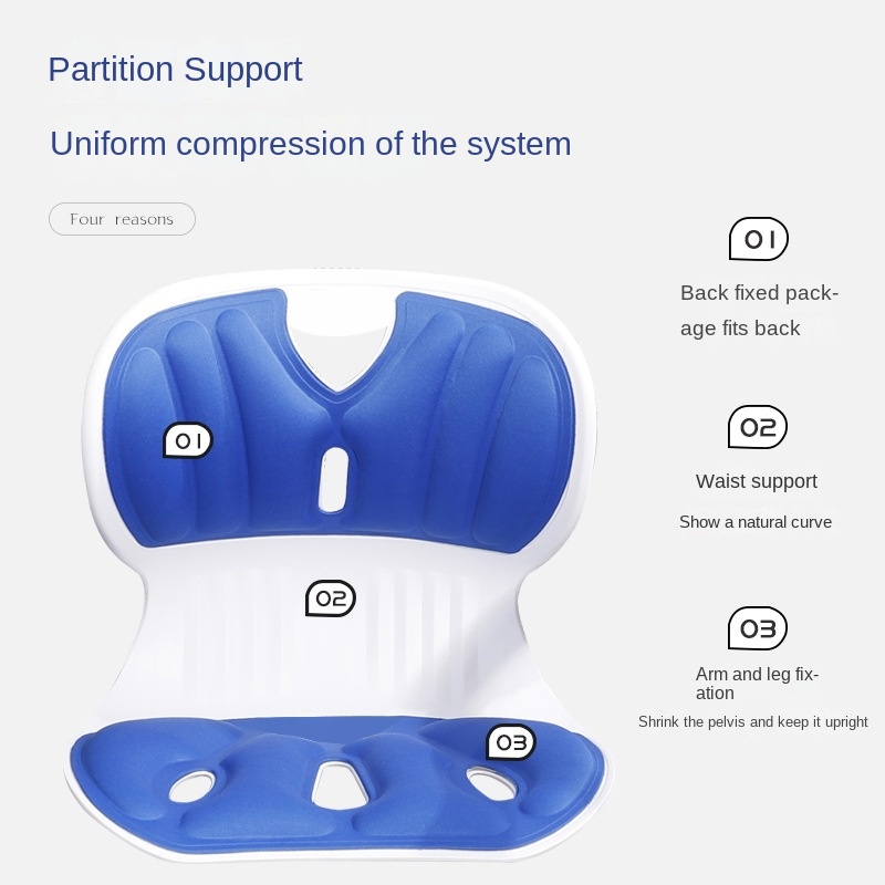 Posture Corrector Chair Ergonomic Back Lumbar Hip Support, Office Chair  Sitting Cushion, Waist Protector, Sitting Posture Correction, Long-time Sitting  Office Waist Cushion - Temu