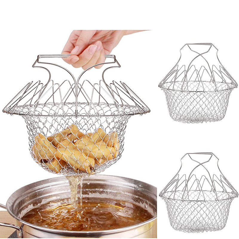Foldable Steam Rinse Strainer