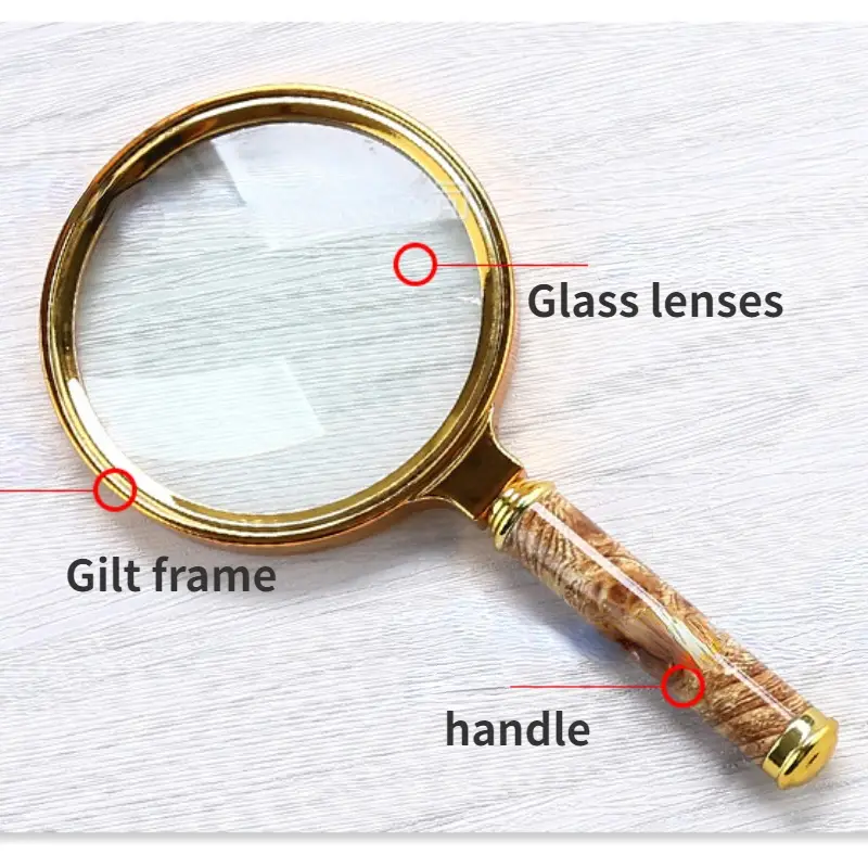 Flower Handle S Series Reading Magnifying Glass Handheld - Temu