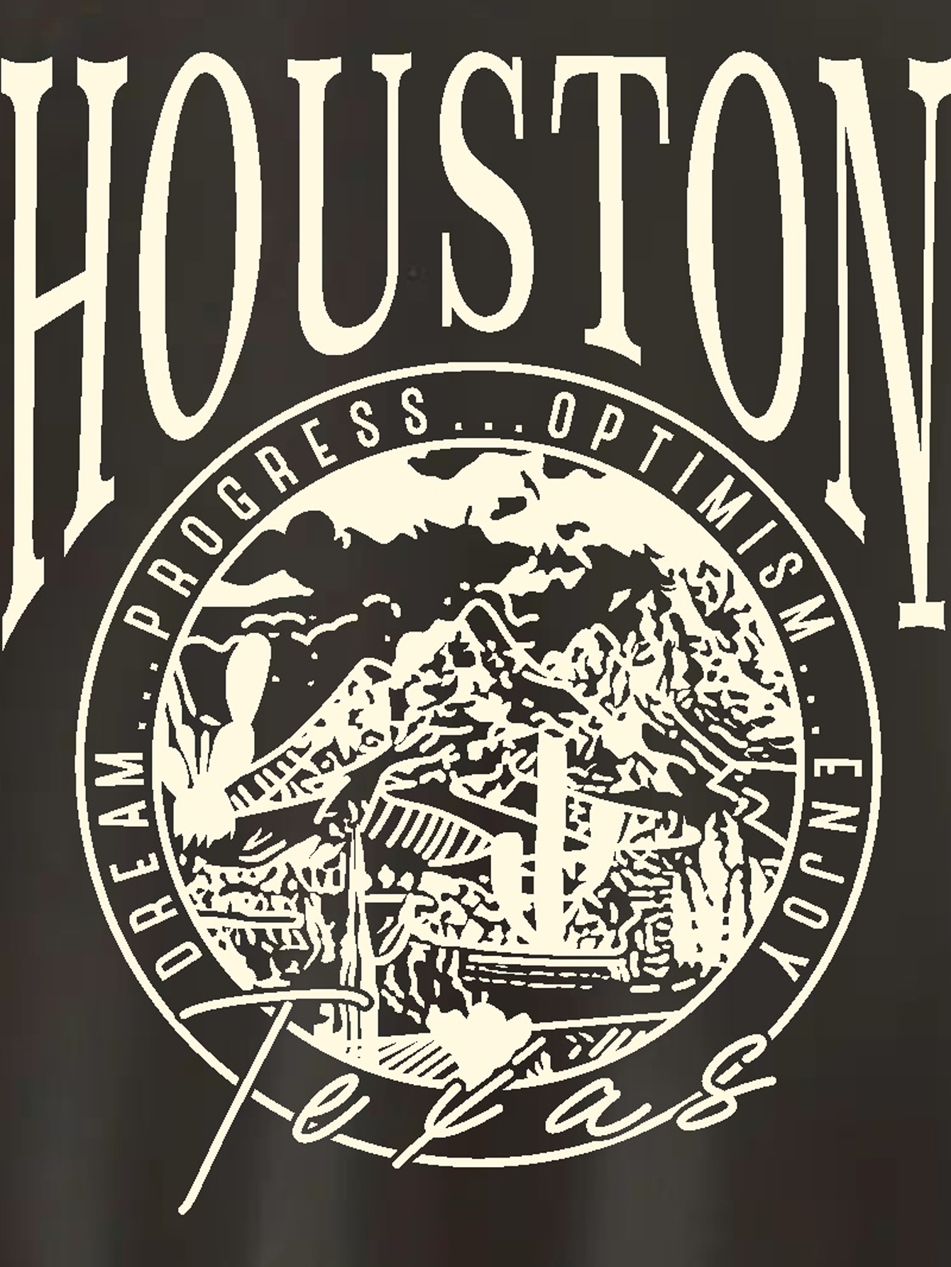 Houston Space City Astronaut Pullover Hoodie